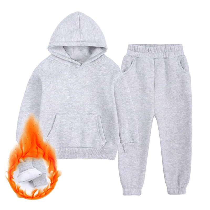 Спортивный костюм с флисовой подкладкой для мальчиков и девочек 8-10 лет | Мать
