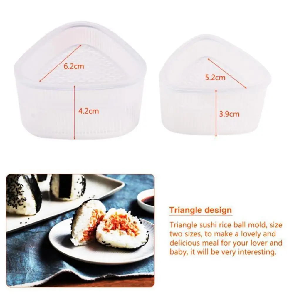

1 set Sushi Mold Food -Grade Plastic Rice Rice Press Food Sushi Tools Mould Bento Maker F7C4