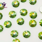 YANRUO Pridot AB (214AB) камни россыпью стеклянные бусины Стразы искусственные танцевальные Стразы