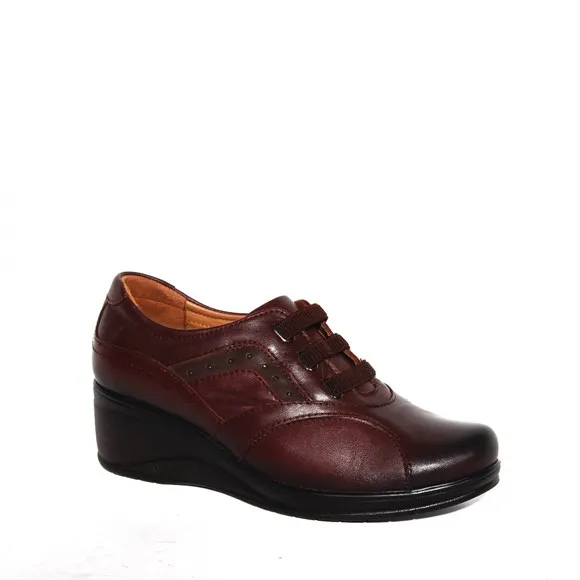 

Женские кожаные туфли Forelli, кофейные, 57602, Сделано в Турции, кроссовки, сандалии, анатомическая обувь Expert