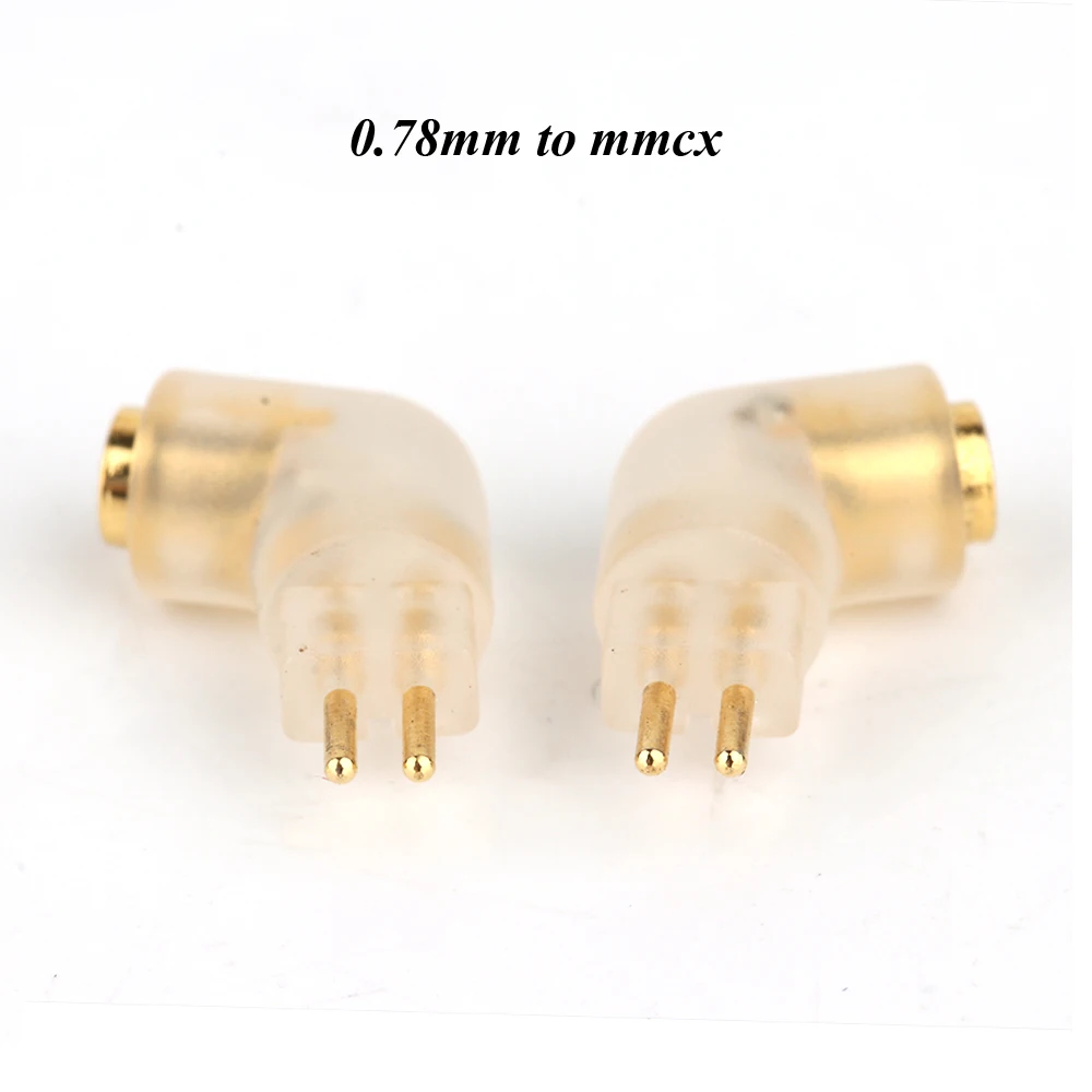 Pair hifi audio MMCX Converter 0.78MM Headset Converter Plug 0.78mm to mmcx hi-end mmcx to qdc
