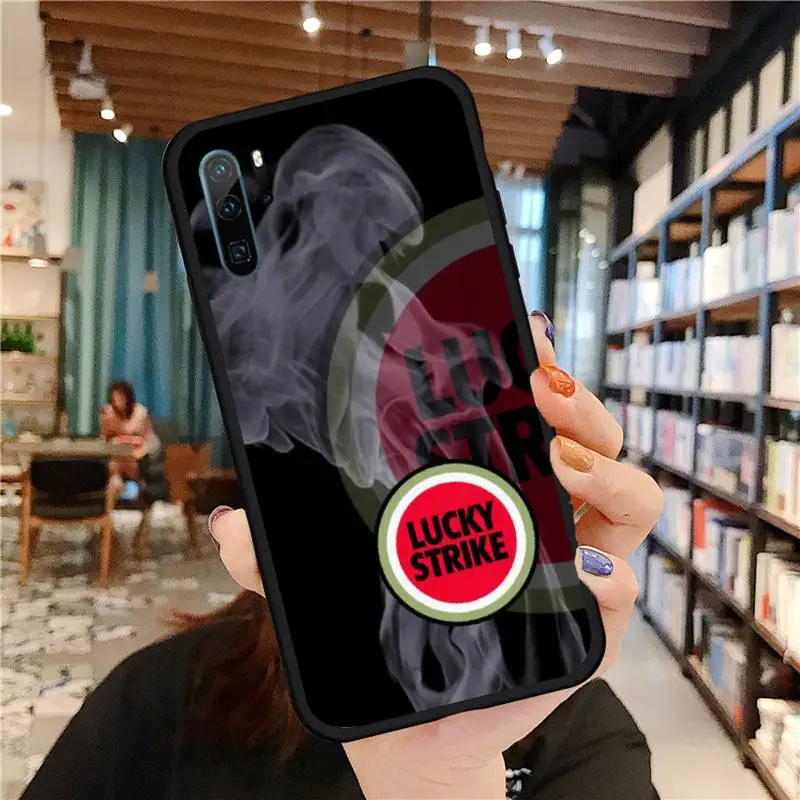 

Lucky Strikes cigarette phone case for Huawei honor Mate P 9 10 20 30 40 Pro 10i 7 8 a x Lite nova 5t Soft Silicone Shell Cover