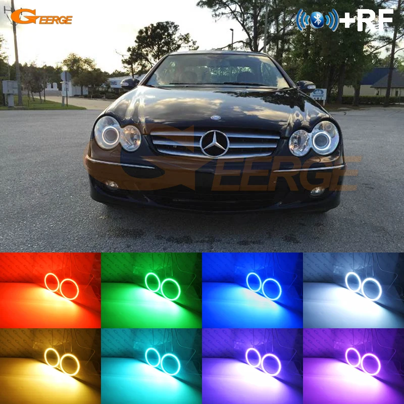 Для Mercedes Benz CLK CLASS W209 C209 A209 BT App RF дистанционное управление ультра яркий