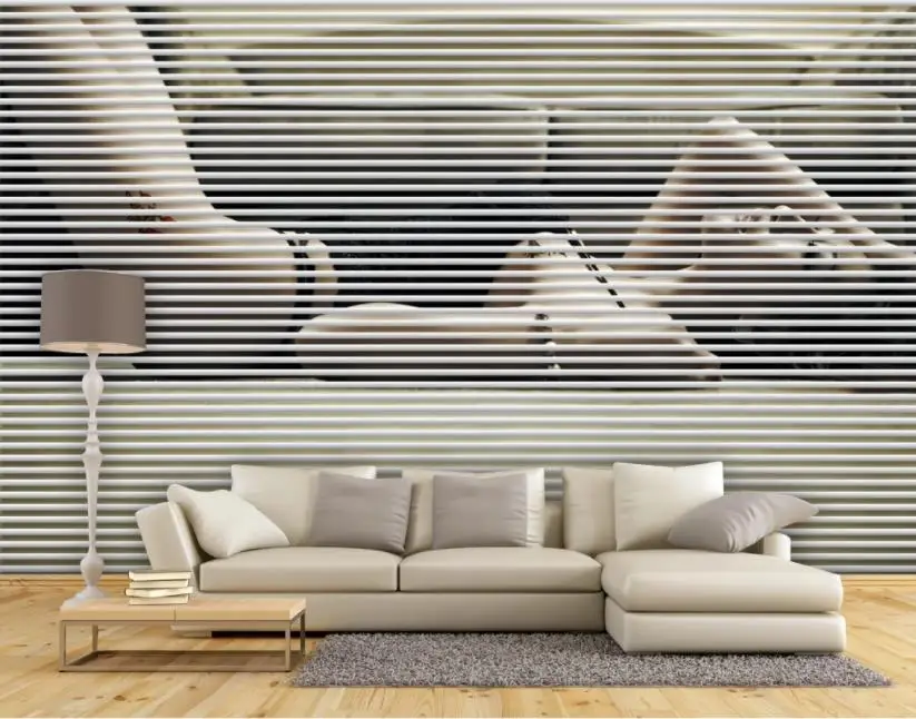 Современные модные настенные 3D обои по индивидуальному заказу для улучшения