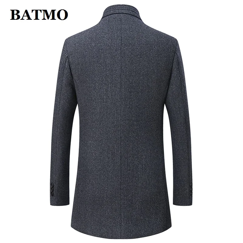 Новое поступление зимнее высококачественное шерстяное пальто BATMO для мужчин