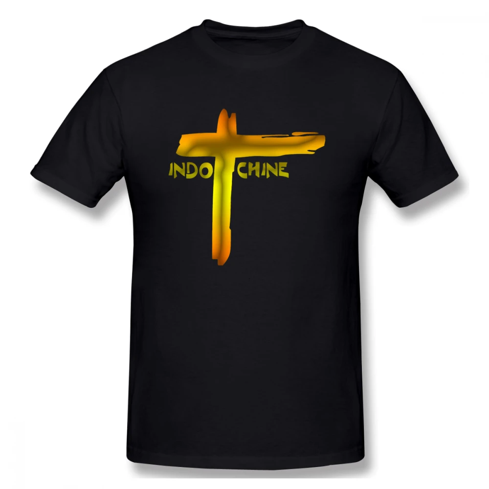 

funny Indochine Best Selling Indochine Best Selling (2) Men's Basic Short Sleeve T-Shirt European Size