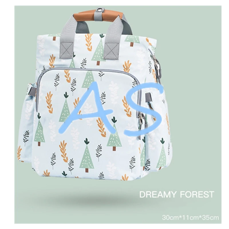 

Mummy Bag New Fashion Out And Shoulder Multi-Function Portable Backpack Mother Banner Baby Bag Large Capacity Multi-Pocket