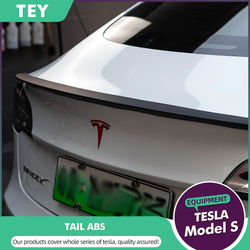 TEY 2021 модель3 высокопроизводительная версия спойлер для крыла багажника Tesla Model 3