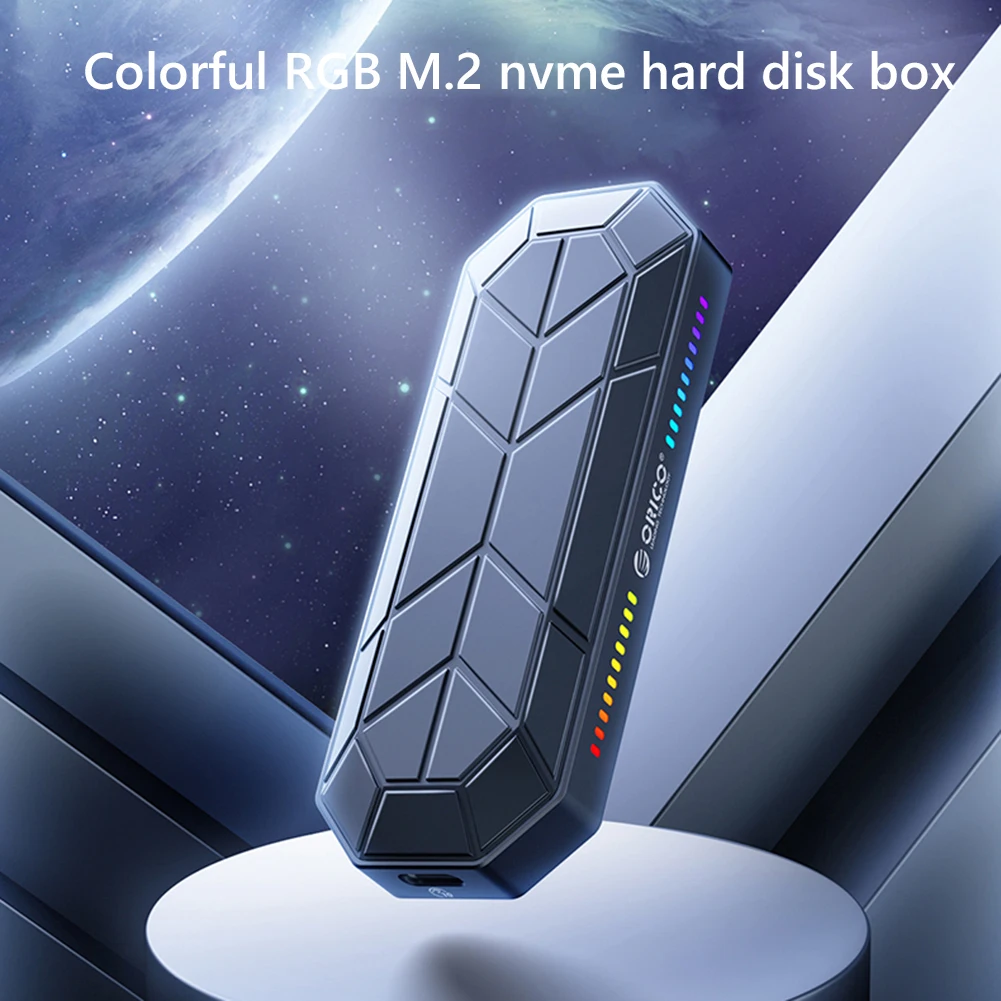 

Внешний жесткий диск, Твердотельный накопитель, USB RGB для M.2 NVMe, Твердотельный накопитель, внешний корпус SSD