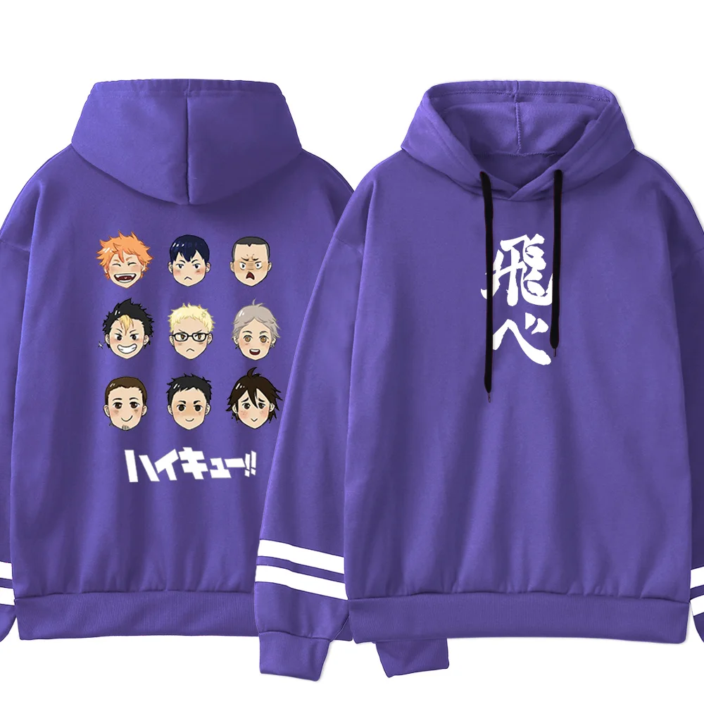 

Hoody Haikyuu Japanese Cool Anime Printed Hoodie Female Fashion Streetwear Hoodies 2021 Fleece Harajuku Women's Sweatshirts