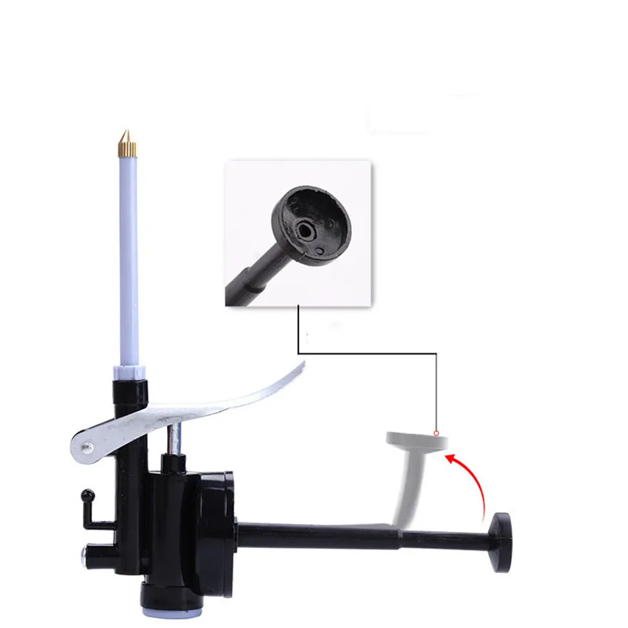 

oiler for greasing Transparent Oil Can Lubrication High Pressure Pump Oiler Lubricating Oil Plastic Machine 250ml grease gun