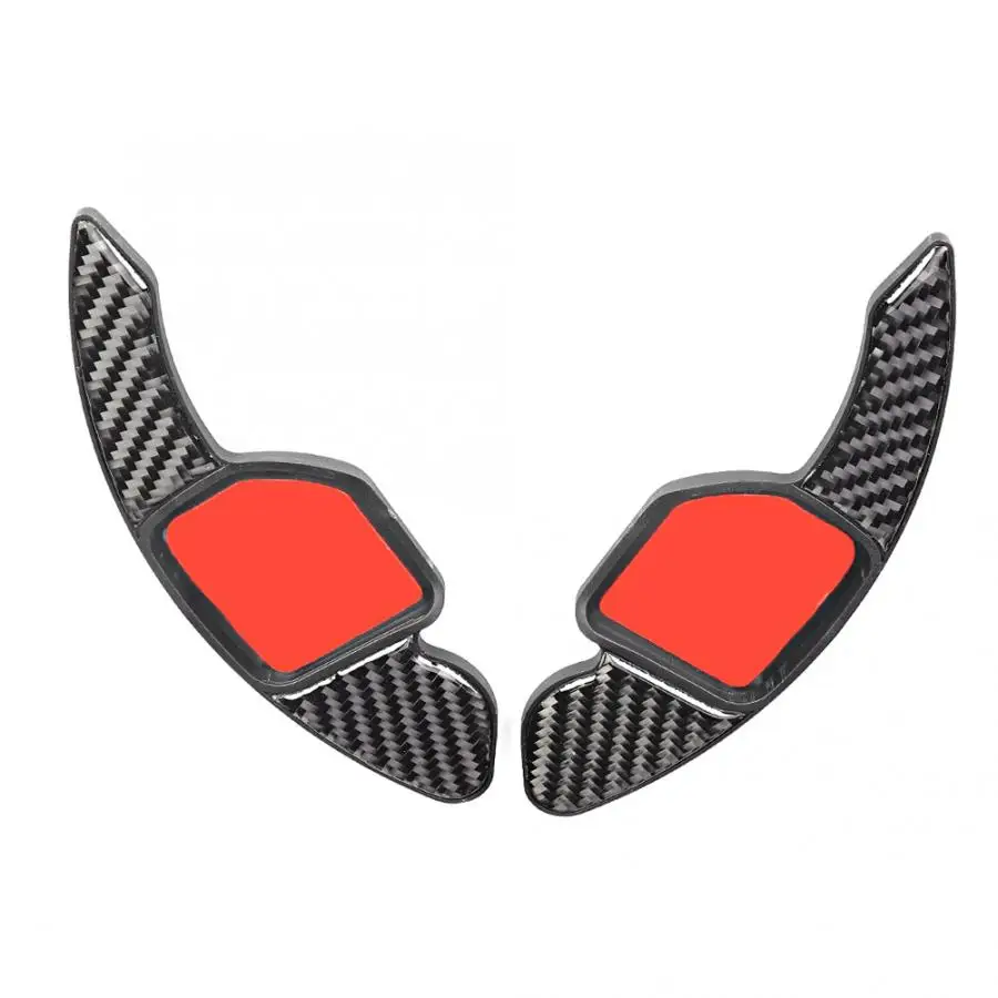 1 пара из углеродного волокна руль весло переключения передач крышка подходит