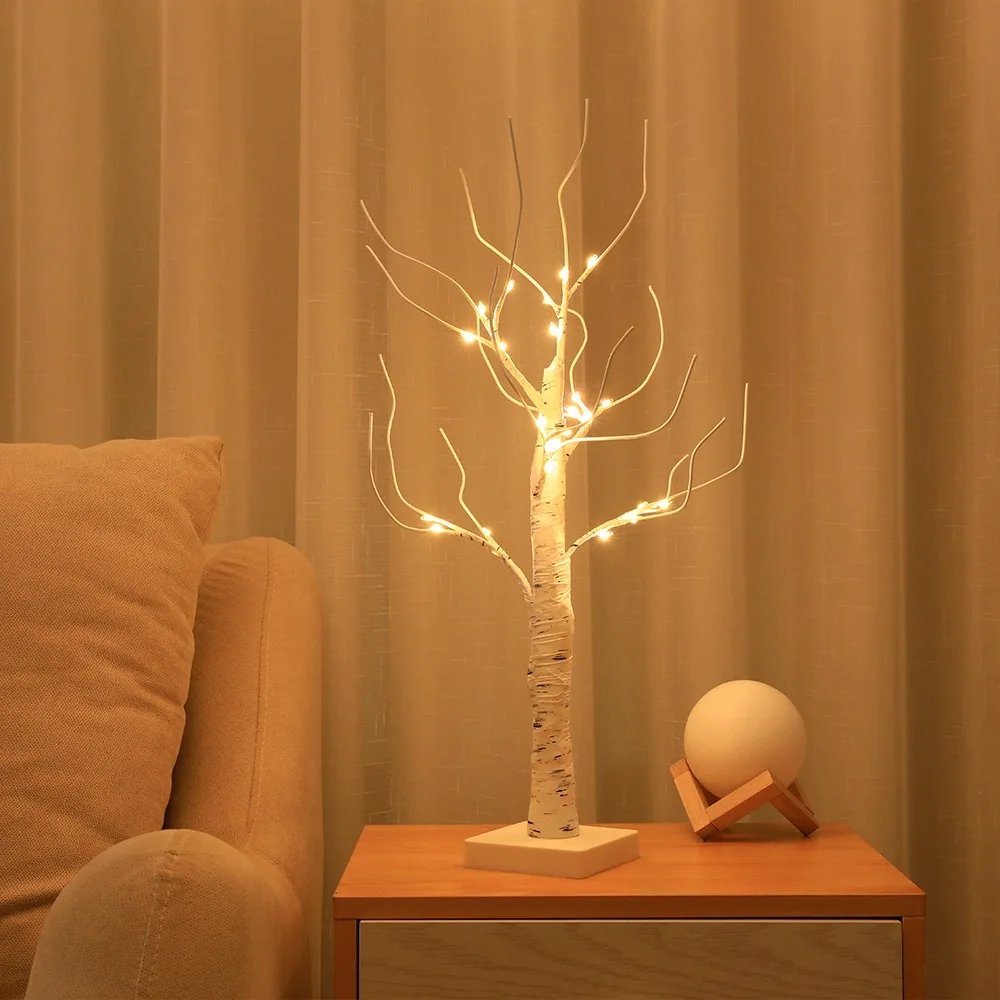 

LED Landscape Light Birch Tree Light USB Charging Holiday Simulation Tree Room Decoration Bedroom Home Decoration Accessories