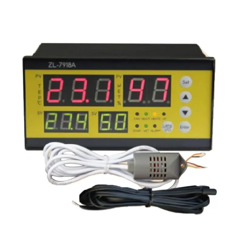 

ZL-7918A автоматический инкубатор управления ler 100-240V LCD контроль влажности XM 18