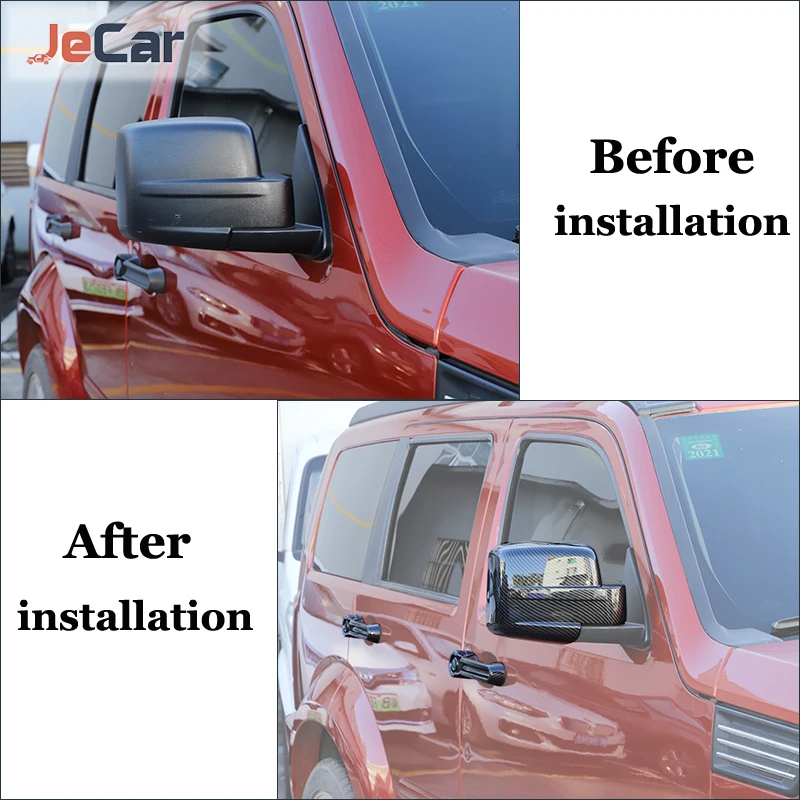 Чехлы на зеркала заднего вида из АБС-пластика для Jeep Liberty хромированные