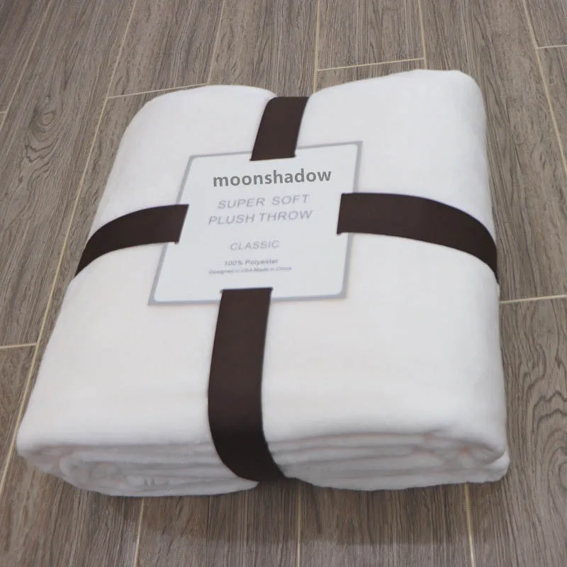 Фланелевое Одеяло для кровати Коралловое Флисовое одеяло покрывало зимняя