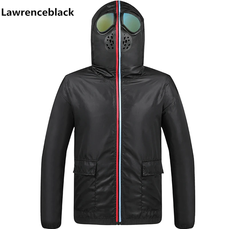 Мужская куртка с капюшоном и очками верхняя одежда для охоты тактическая
