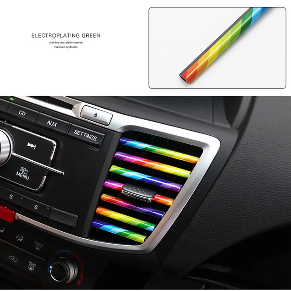 10 шт. декоративные полосы для вентиляционного отверстия автомобиля 20 см|Лепнина