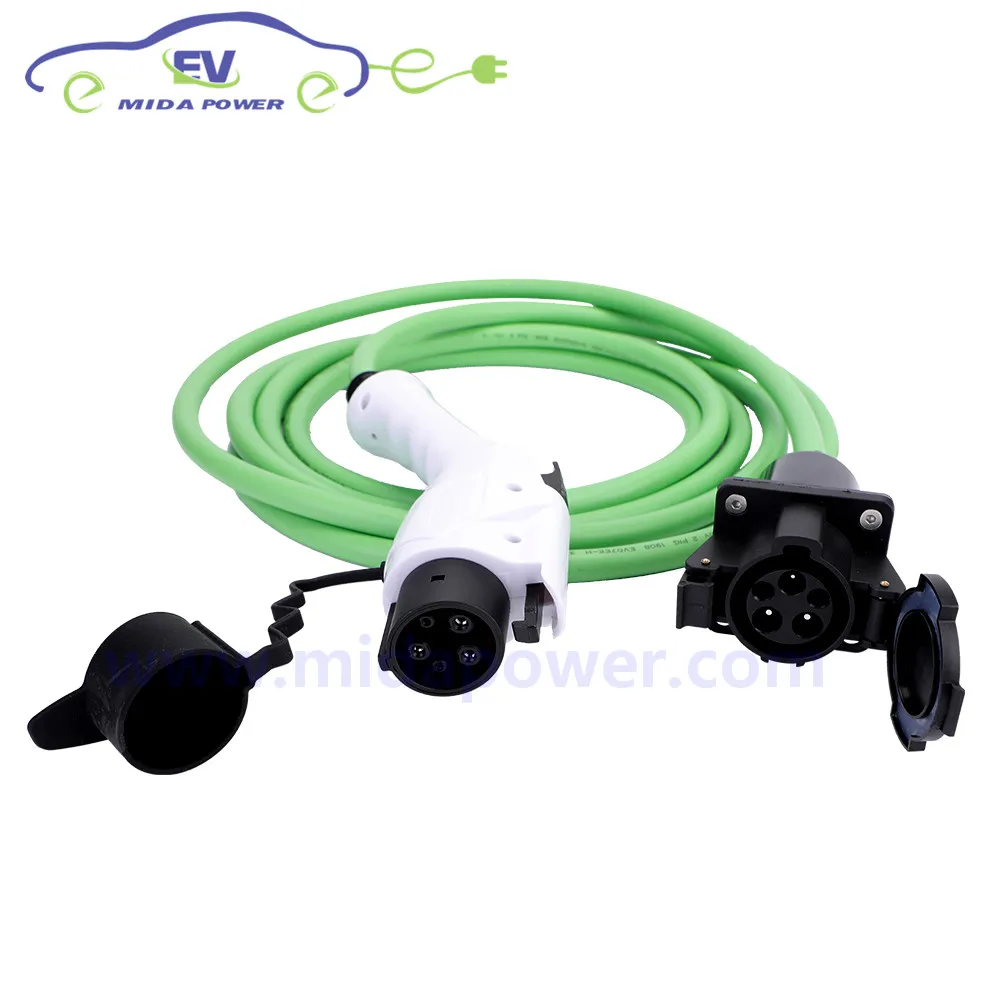 5Meter 32Amp Адаптер DUOSIDA EV 10 метров 32 Ампер EVSE SAE J1772 тип 1 EV разъем зарядного устройства для 1 EV разъем для зарядки электромобиля - Цвет: 5Meter 32Amp