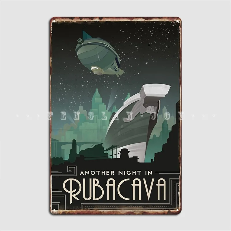 Grim Fandango путешествия S Rubacava металлический знак настенная роспись паб гараж