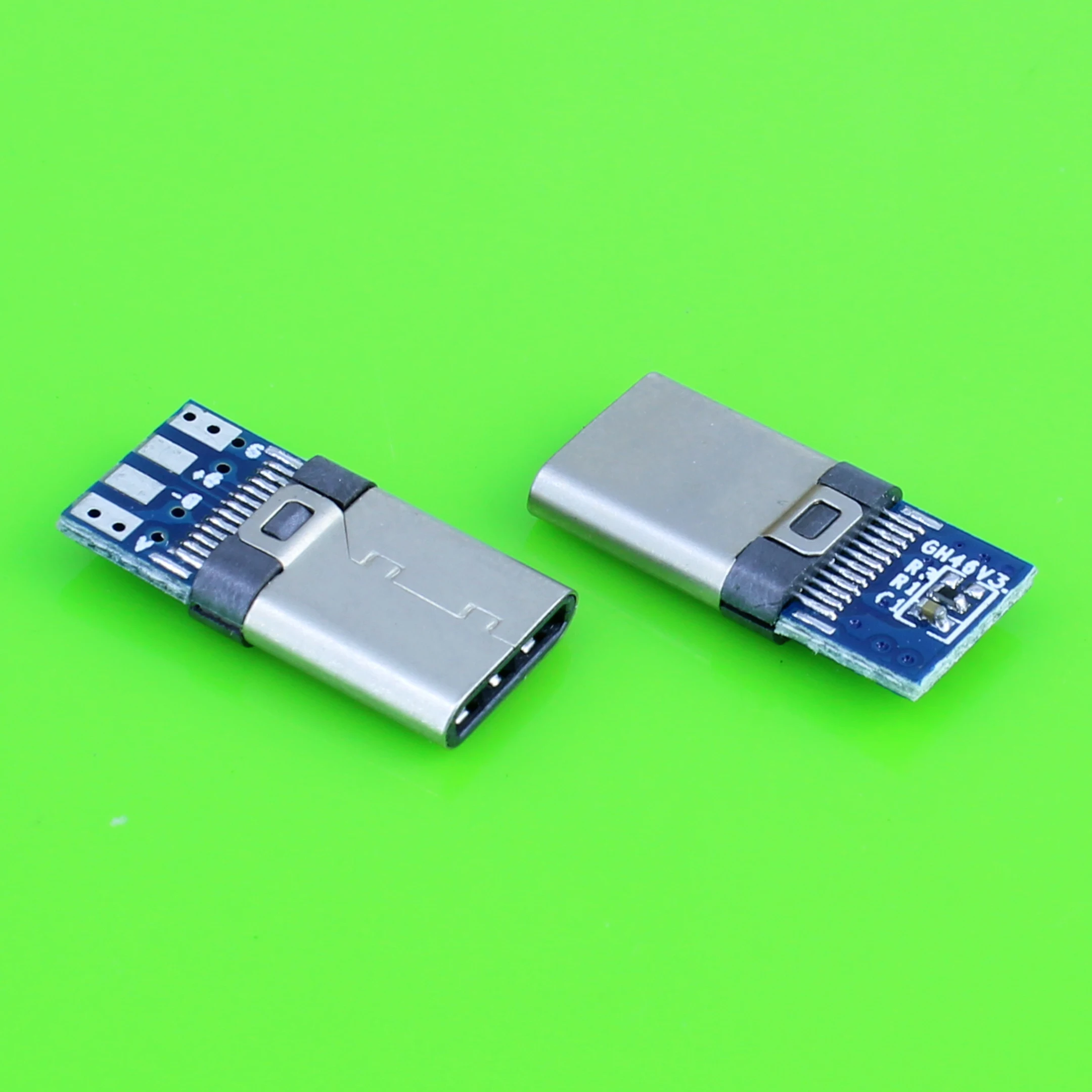 YuXi USB 3 1 Тип C разъем 24 шпильки штекер гнездо адаптер розеток для припоя провода и