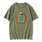 _ Крутая американская мужская футболка с печеньем, графическая Футболка с принтом печенья в виде монстра, хипстерские дизайнерские топы, забавная футболка с круглым вырезом