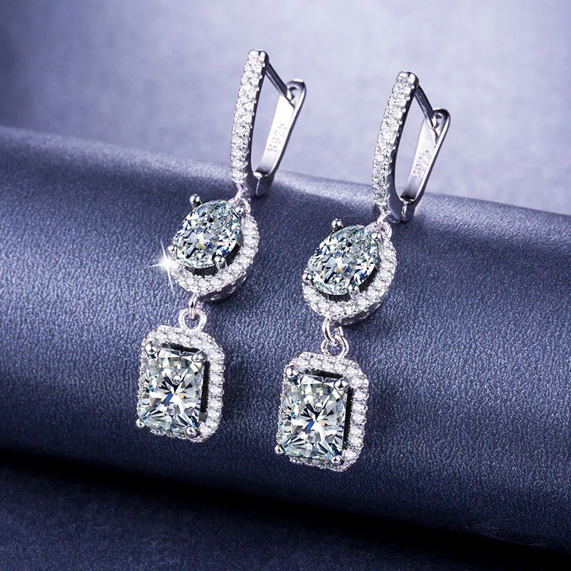 Huitan Классический Романтический женские вечерние серьги с ослепительно AAA