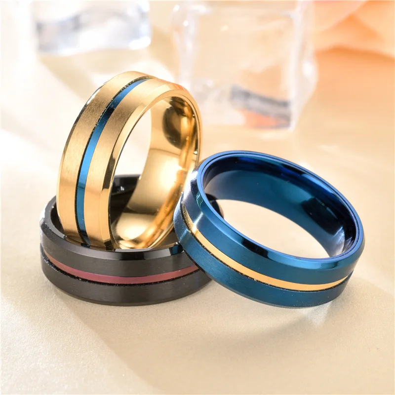 Золотые уникальные гравированные кольца Женские Ювелирные изделия из