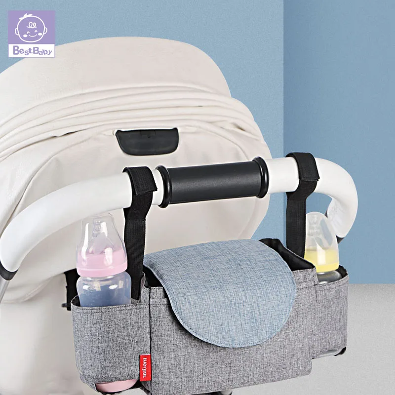Bolsa de Carrinho de Bebê Bolsas de Fraldas Carrinho de Carrinho de Buggy Mochila para o Bebê Melhor Bebê Novo Viagem Pendurado Garrafa Portátil Mãe