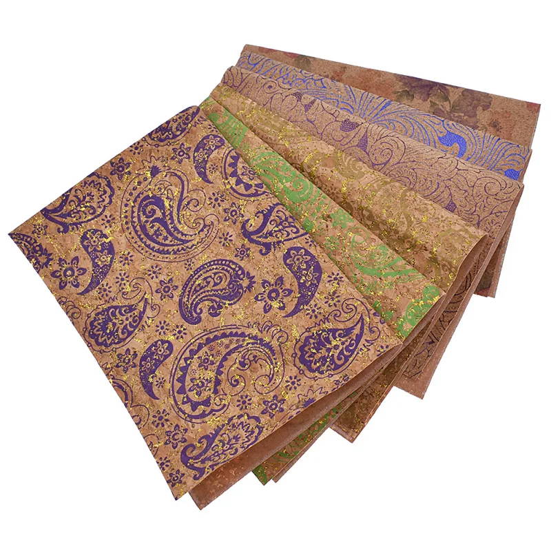 Мягкая искусственная ткань A4 с цветочным принтом для лоскутного шитья квилтинга