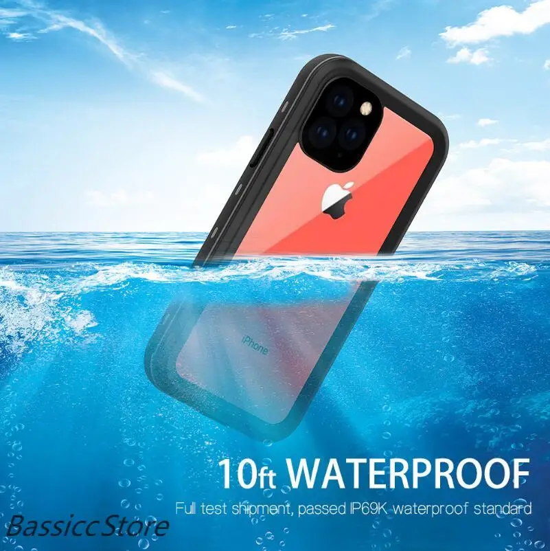 

IP68 Waterproof Phone Case For Apple Iphone 12 Pro Max 12 Mini Swimming Underwater Protective 10M Diving Photo Seal Cover