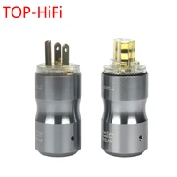 top hifi pair gold plated silver plated krell us ac power plug audio amplifier ac power cord iec connector for power cable