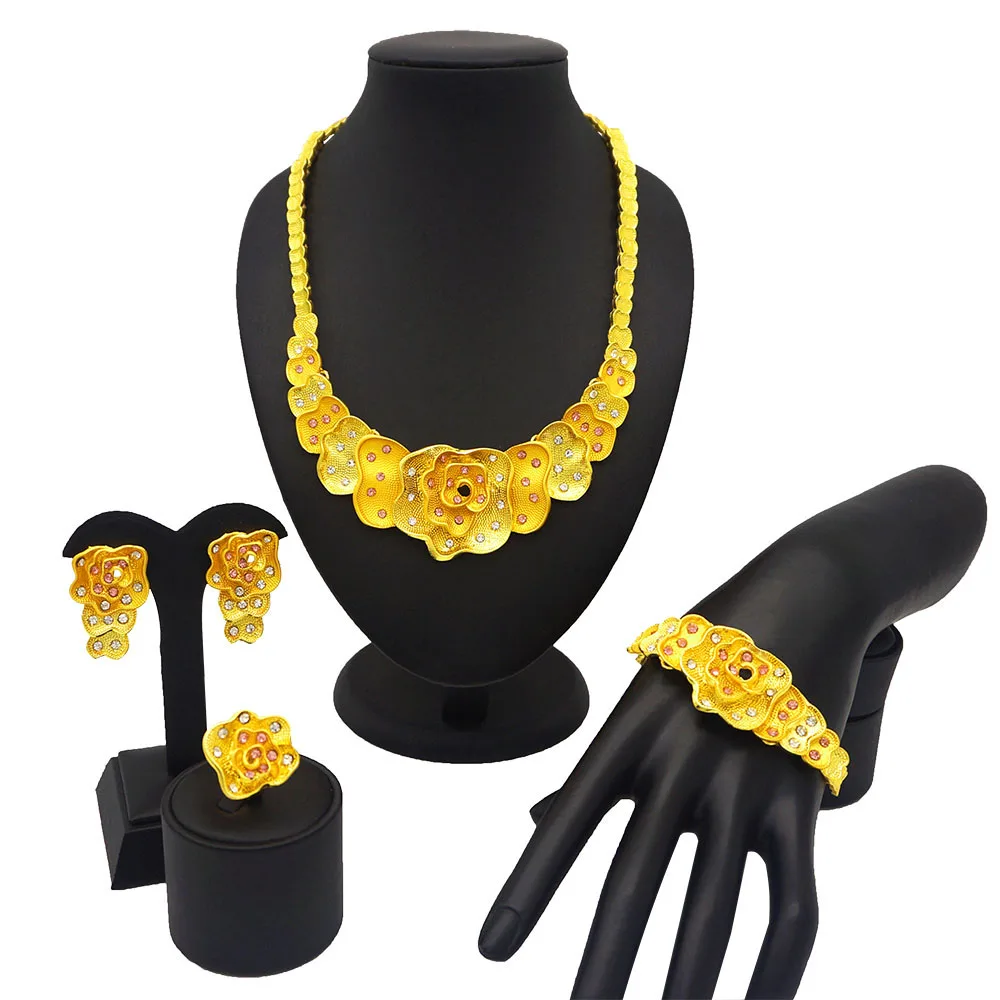 Комплекты ювелирных изделий нового дизайна для женщин в африканском стиле