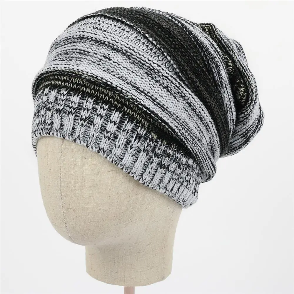 Winter Couple Crochet Knitted Hat Caps women men Wool Fur Pompom Beanies Hats gorros mujer invierno bonnet femme hiver J30 | Аксессуары