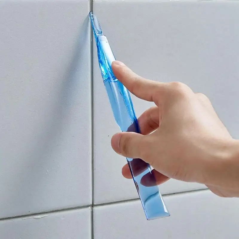 

3 IN 1 Foldable Blue Plastic Dirt Removal Shovel Comfortable Ergonomically Handle Multi-Purpose Cleaning Drawers Windows Shovel