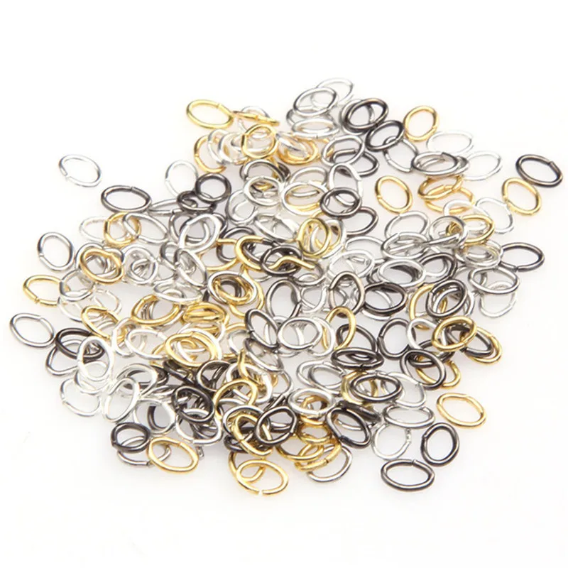 

1000pcs/lot Jumpping Rings Antique Bronze/Silver Gold Open Metal Jump Split Rings DIY Jewelry Findings Making For Women Men