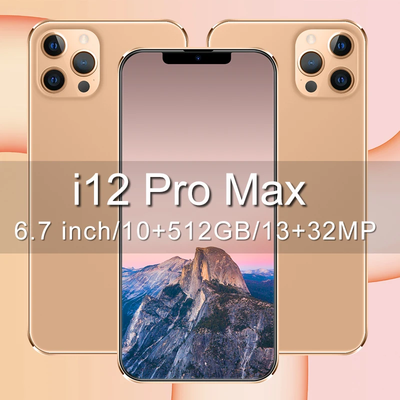 

6.7″HD Smartphone Global Version 10GB RAM+512GB ROM Android 9.1 facial recognit 10-core 4G/5G network