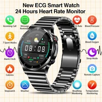 2021 new ip68 waterproof smart watch men wireless charging blood oxygenppgecg ai medical diagnosis fitness tracker smartwatch