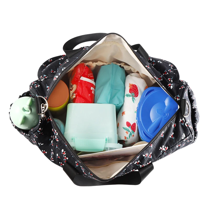 New Print Baby Bag for Stroller Waterproof Diaper Mom Large Capacity Mommy Nursing Bags Care Maternity | Мать и ребенок