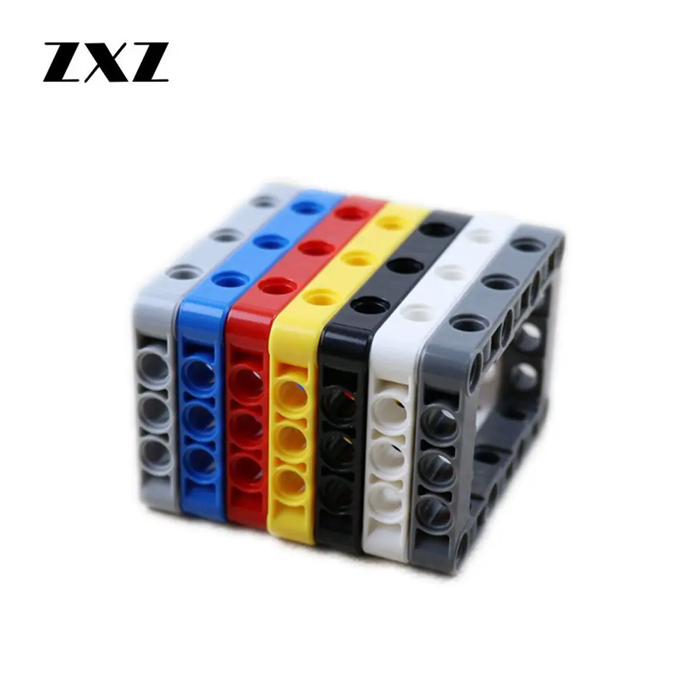 

50 Pieces Square Huller Hole 5 x 7 64179 Technical Parts Beam 5 x 7 Open Center Thick MOC Toys for Children