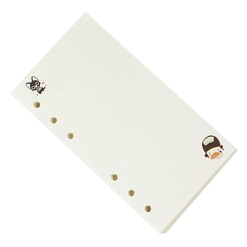 Блокнот на спирали А6 со сменными цветными листьями милый цветной Дневник