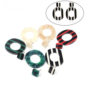 Серьги-подвески из уксусной кислоты, 2 шт.Лот, 32 х37 мм