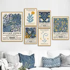 Плакаты и принты в скандинавском стиле для украшения гостиной, Настенная картина с изображением Уильяма Морриса Генри Матисса, лица, цветов, настенная живопись