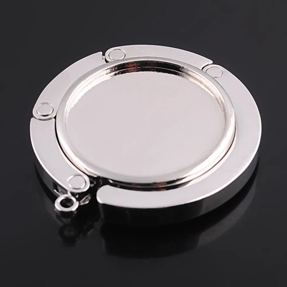 

Fashion Creative Bag Hook Handbag Hanger Folding Holder Portable Key Ring Alloy Rack Table Hook Hardware Travel Outdoor Storage