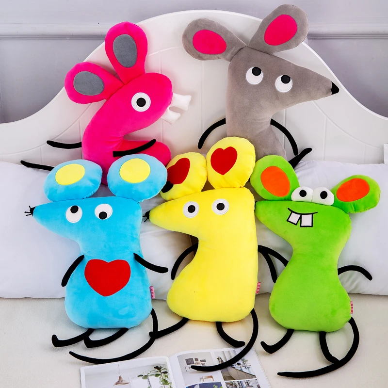 

Candice guo! cute plush toy cartoon animal 2020 Zodiac Chinese new year funny mouse rat soft doll pillow cushion creative gift