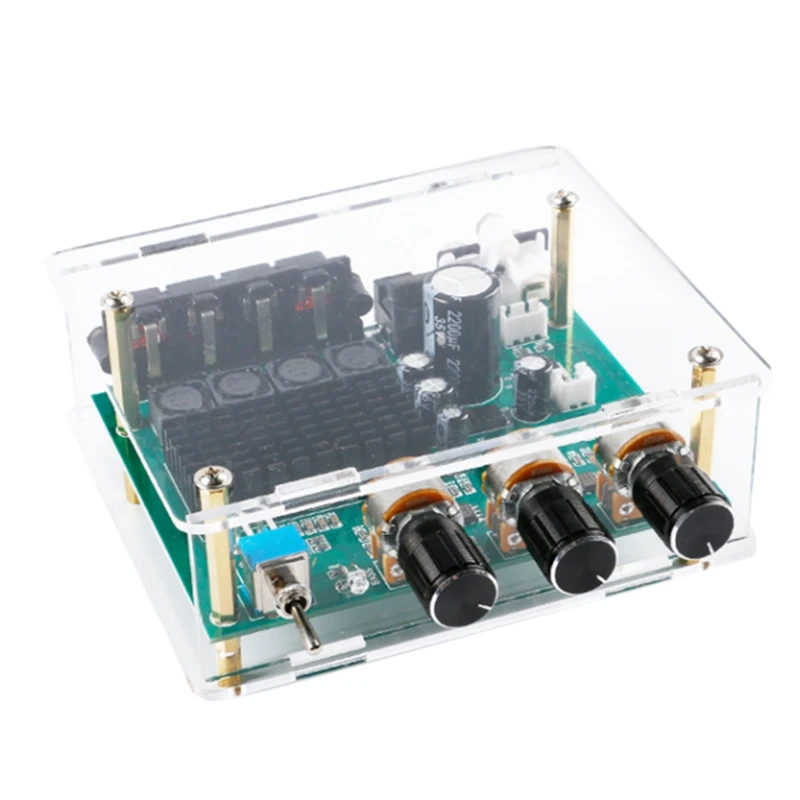 XH M570 TDA3116D2 цифровой Мощность Плата усилителя 2X80W с высоким уровнем двухканальным аудио модуль