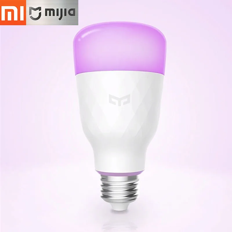 Color Add Adapter Умный светодиодный светильник Xiao mi jia Yeelight, цветной и белый, 800 люменов, 10 Вт, E27, умная лампа для приложения mi Home(обновленная версия - Цвет: Color Add Adapter