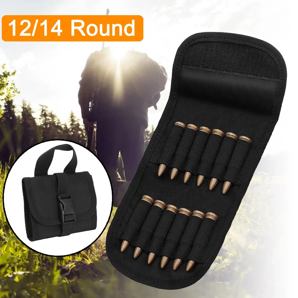 Тактический 12/14 круглый чехол для патронов складной держатель винтовки