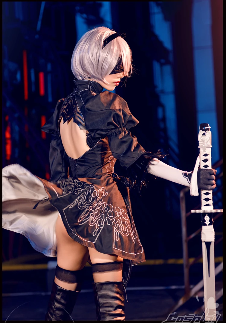 Женский карнавальный костюм Nier Automata пикантный для игры в Хэллоуин девочек