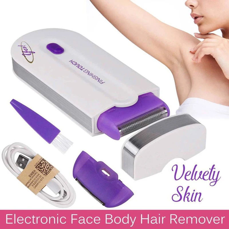 Женский Электрический эпилятор перезаряжаемая портативная машинка для удаления